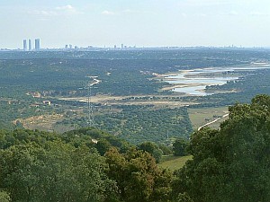 Northern Madrid and El Pardo reservoir © John Muddeman